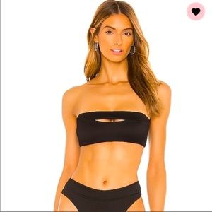 PQ Swim Black Ribbed Bikini Set
